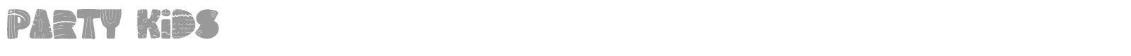 Party Kids font preview